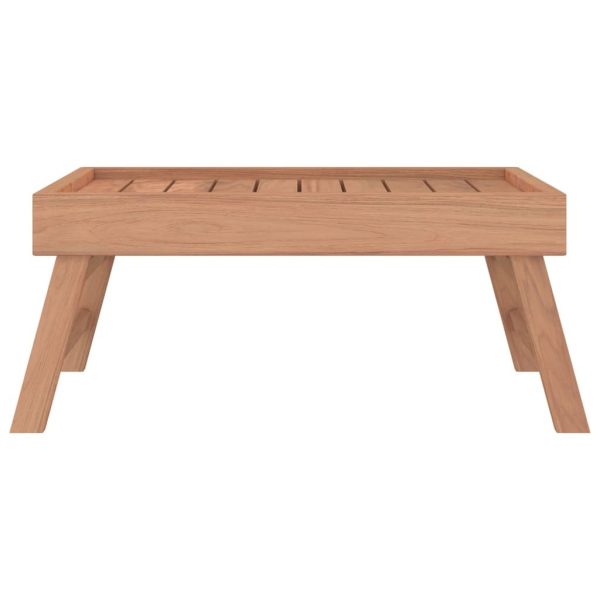 Folding Tray 55x35x25 cm Solid Wood Teak - Image 2
