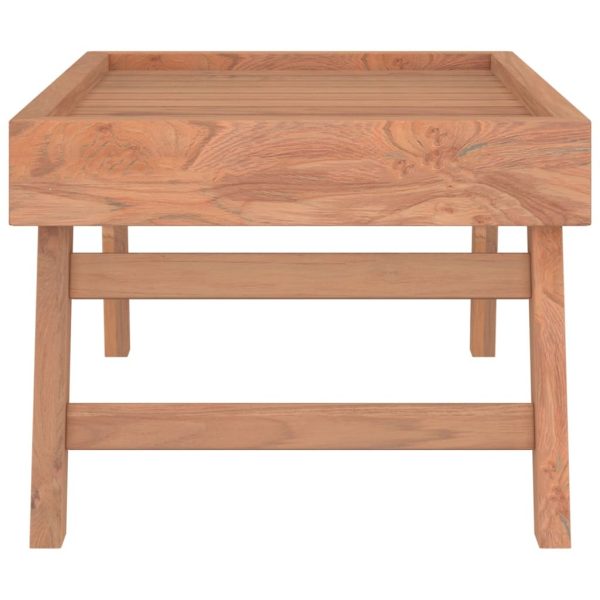 Folding Tray 55x35x25 cm Solid Wood Teak - Image 3