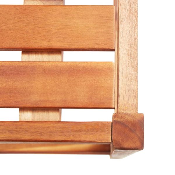 Bar Chairs 2 pcs Solid Acacia Wood - Image 7