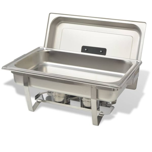 3 Piece Chafing Dish Set Stainless Steel - Image 4