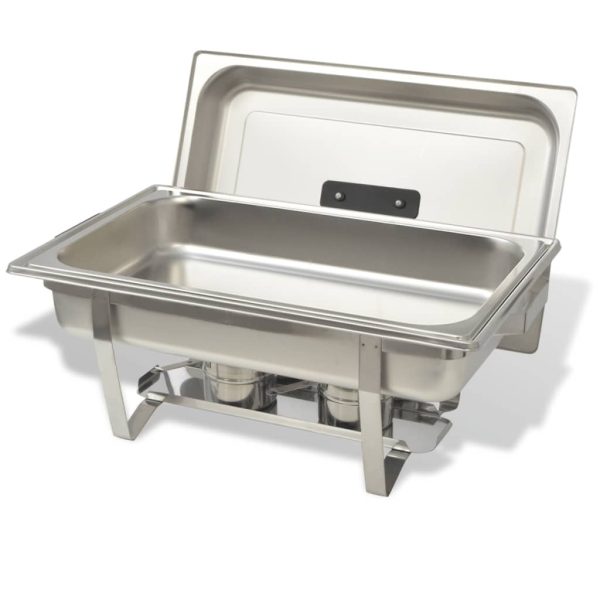 4 Piece Chafing Dish Set Stainless Steel - Image 4