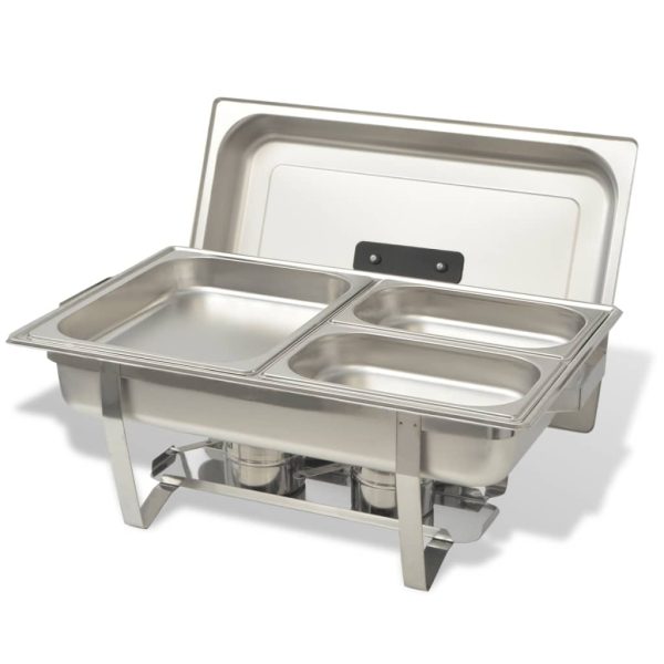 4 Piece Chafing Dish Set Stainless Steel - Image 6