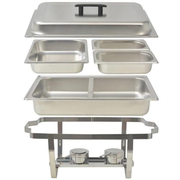 4 Piece Chafing Dish Set Stainless Steel - Image 7