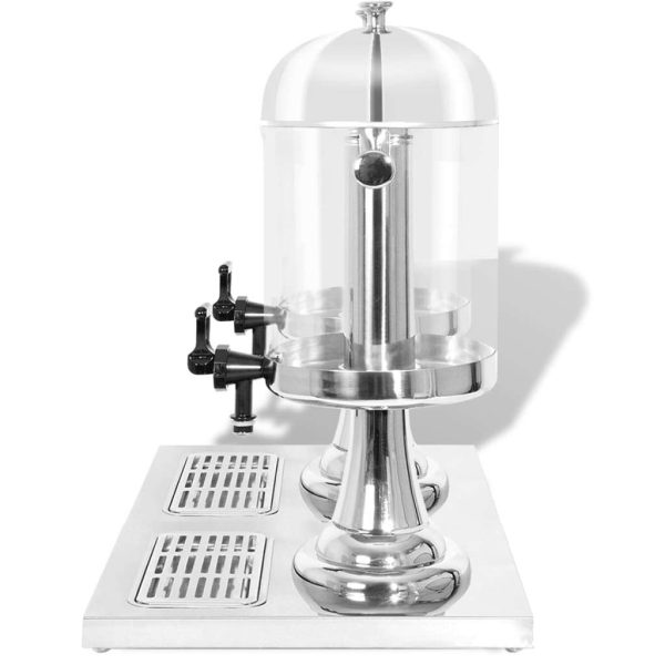 Double Juice Dispenser Stainless Steel 2 x 8 L - Image 2