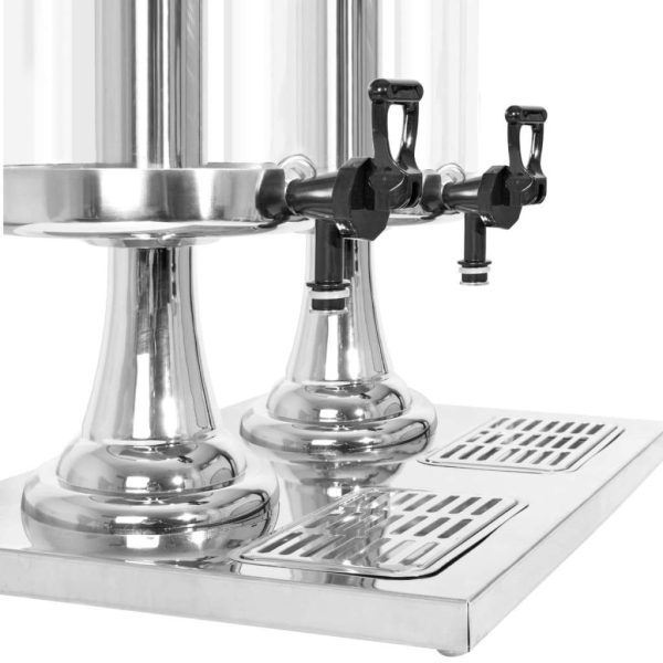 Double Juice Dispenser Stainless Steel 2 x 8 L - Image 3