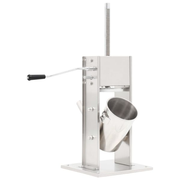 Manual Sausage Stuffer Silver 3 L Stainless Steel - Image 2