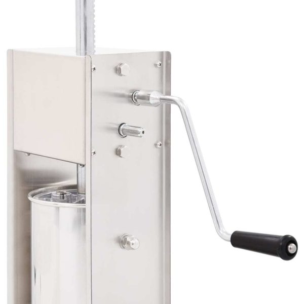 Manual Sausage Stuffer Silver 3 L Stainless Steel - Image 4
