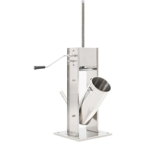 Manual Sausage Stuffer Silver 5 L Stainless Steel - Image 2
