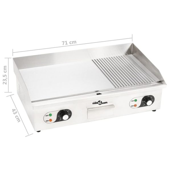 Electric Griddle Stainless Steel 4400 W 71x43x23.5 cm - Image 7