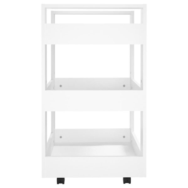 Kitchen Trolley White 60x45x80 cm Engineered Wood - Image 5