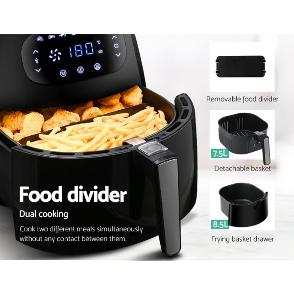 Devanti Air Fryer 8.5L LCD Fryers - Image 6