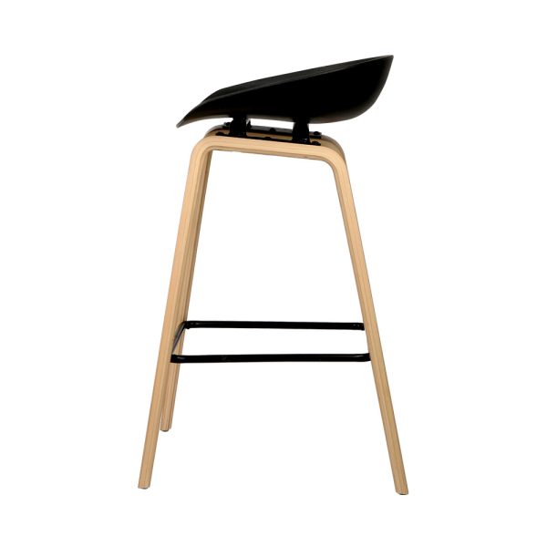 Artiss 2x Bar Stools Wooden - Image 5
