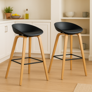Artiss 2x Bar Stools Wooden