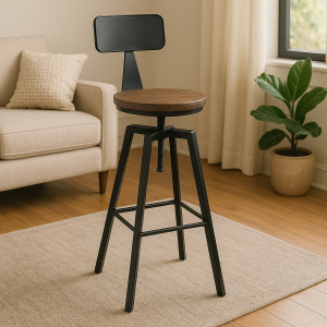 Artiss Bar Stools Kitchen Counter Chairs Vintage Metal Chairs