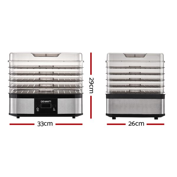 Devanti 5 Trays Food Dehydrator - Image 2