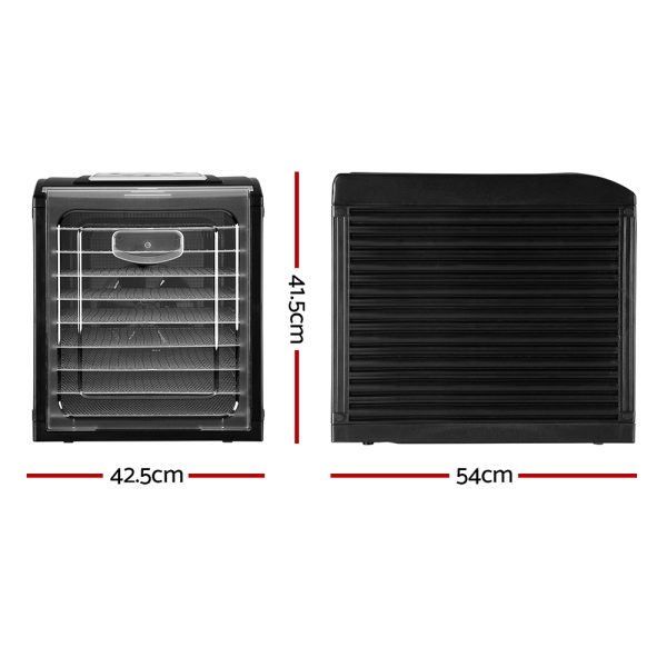 Devanti 9 Trays Food Dehydrator Stainless Steel Tray - Image 2