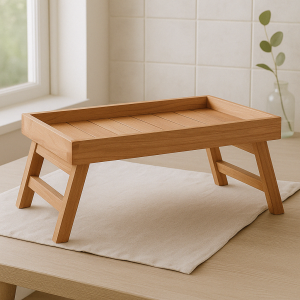 Folding Tray 55x35x25 cm Solid Wood Teak