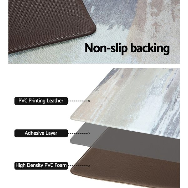 Artiss Kitchen Mat 45x150cm PVC Floor Rug Carpet Non-slip Lydia - Image 6
