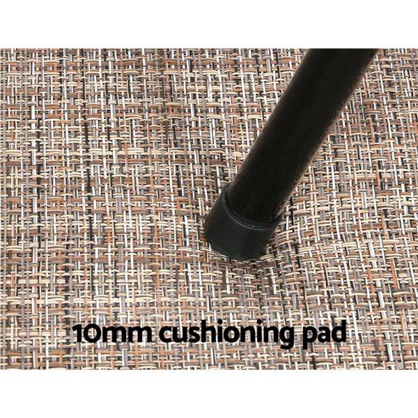 Artiss Kitchen Mat 45x150cm Textilene Floor Rug Carpet Non-slip - Image 5