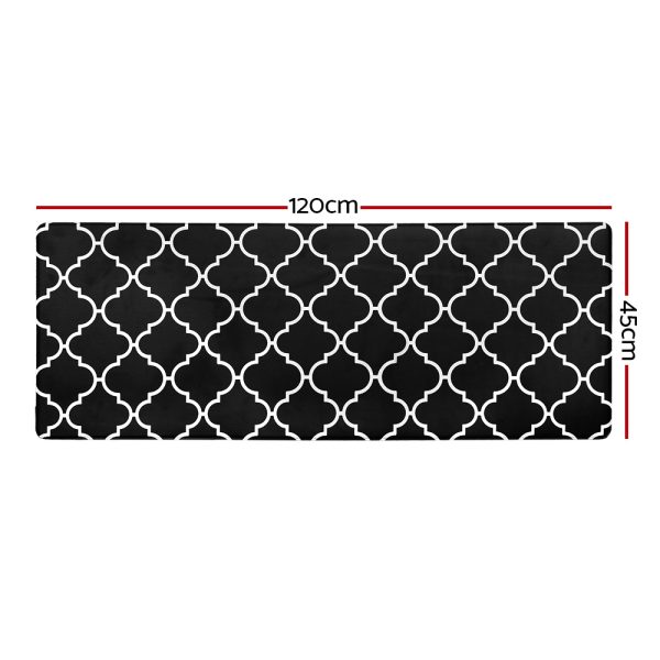 Artiss Kitchen Mat 45x120cm PVC Floor Rug Carpet Non-slip Gina - Image 2