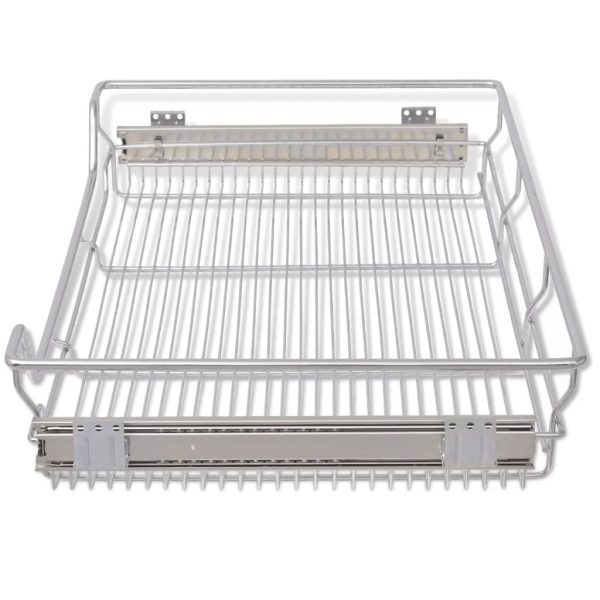 Pull-Out Wire Baskets 2 pcs Silver 800 mm - Image 4
