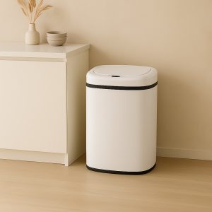 Devanti 82L Motion Sensor Bin Rubbish Automatic White