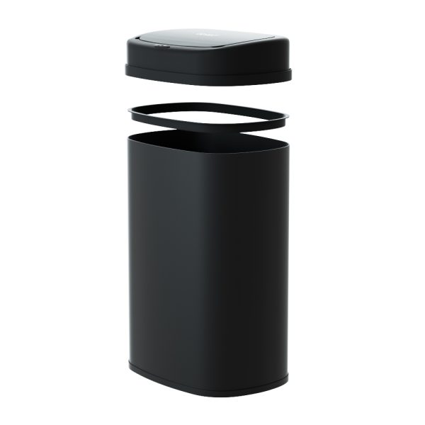 Devanti 50L Sensor Bin Motion Rubbish Automatic Black - Image 4