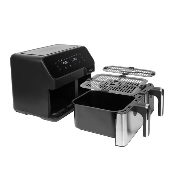 10L Digital Dual Zone Air Fryer w/ Dual Temperature Control - Image 2