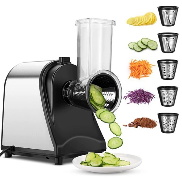 Electric Grater Vegetable Food Rotary Drum Grater Chopper Slicer - Image 4
