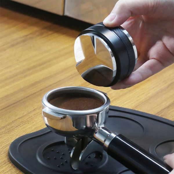 Coffee Distributor & Tamper, Dual Head Coffee Leveler Fits for 53mm Breville - Image 3