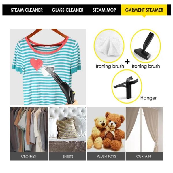 18-IN-1 Steam Cleaner Mop High Pressure Steamer Floor Kitchen Window Sterilize - Image 5