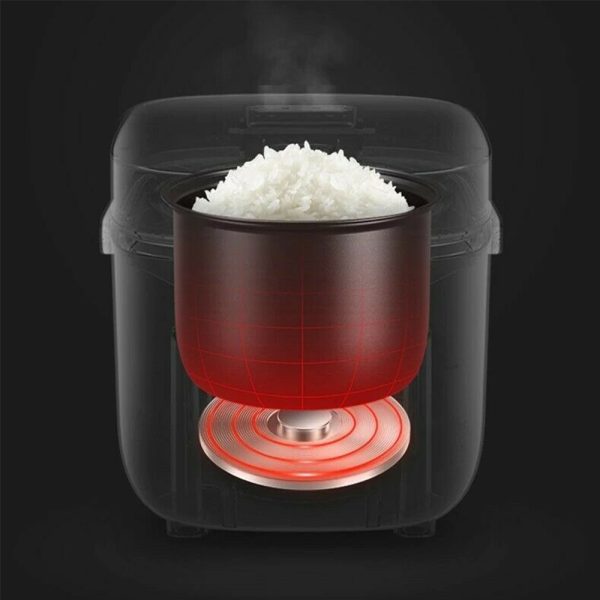 1.2L Portable Electric Rice Cooker Mini Small 3 Cups For 1-2 Person Kitchen Home - Image 3