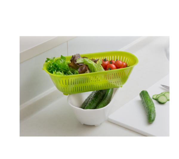 [10-PACK] KOKUBO Japan Long Drain Set Bowl Red - Image 2
