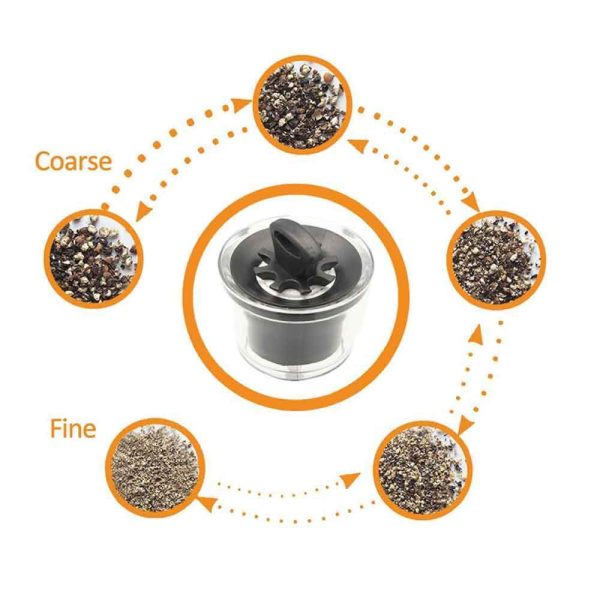 Gravity Salt or Pepper Grinder - Automatic Twist Grind Shakers Mills Electric - Image 6