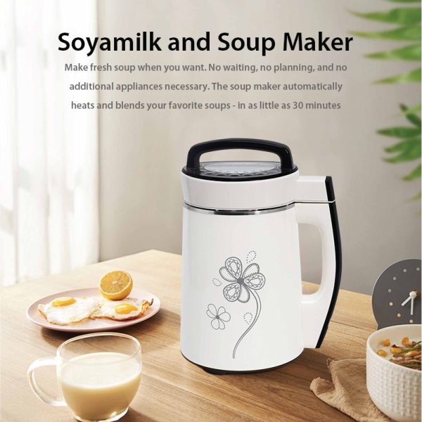 1.2L Electric Soy Bean Milk Maker Machine - Automatic Soya Almond Nut Blender - Image 6