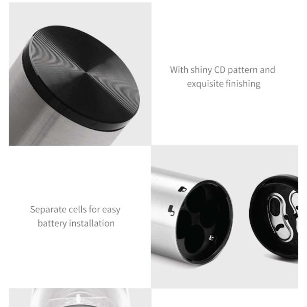 Electric Wine Bottle Opener Set - Automatic Corkscrew Pourer Pump Sealer Cutter - Image 6