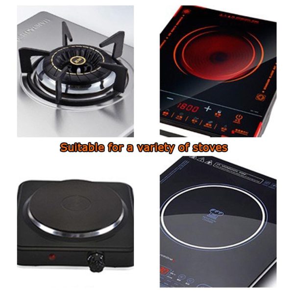 304 Stainless Steel 34cm Non-Stick Stir Fry Cooking Double Ear Kitchen Wok Pan with Lid Honeycomb Double Sided - Image 5