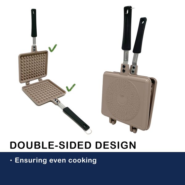 Giorno Felice IH Waffle Maker Pan Non-Stick Double-Sided Detachable - Image 3