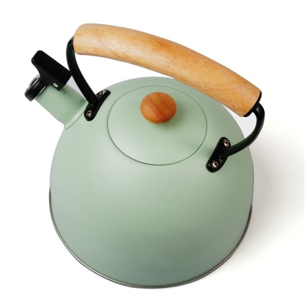 3 Liter Tea Whistling Kettle Stainless Steel Modern Whistling Tea Pot for Stovetop - Image 4