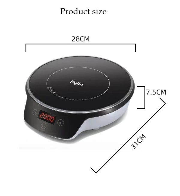 Kylin Portable Electric Induction Cooker AU-K4092 | Fast, Safe & Stylish Cooking - Image 3
