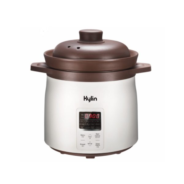 Kylin Electric Purple Clay Pot Slow Cooker 5L - K2021 - Image 3
