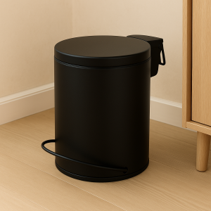 3L Soft Close Pedal Bin Black