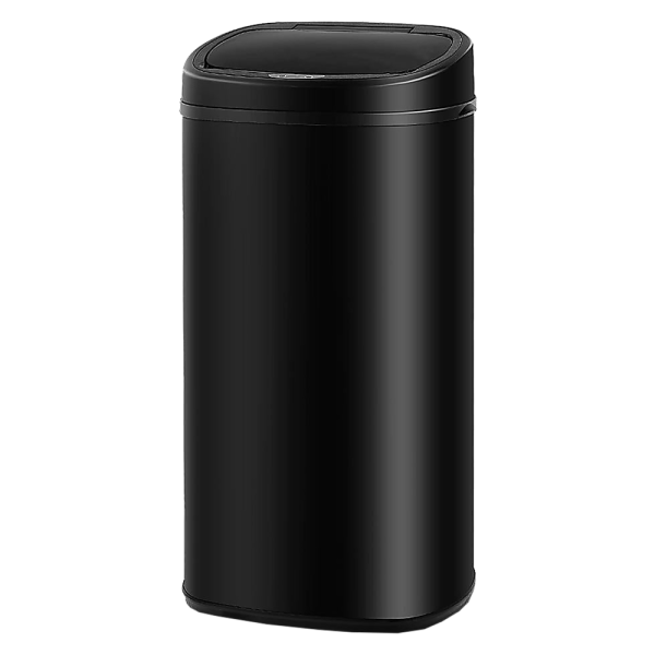68L Motion Sensor Bin Automatic Stainless Steel Kitchen Rubbish Trash - Black - Image 6