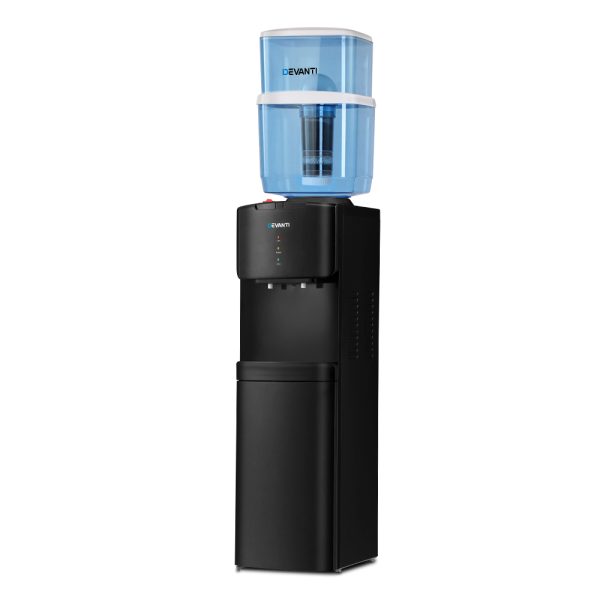 Devanti Water Dispenser Stand 22L Bottle Black - Image 3