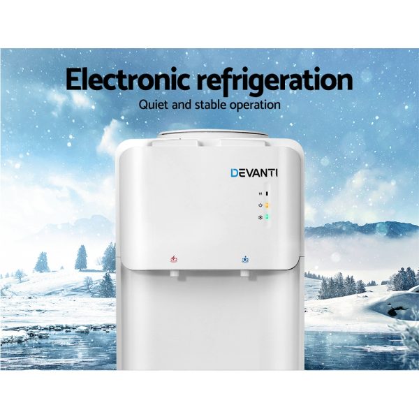 Devanti Water Cooler Dispenser Stand White - Image 5