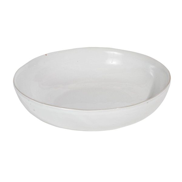 Large Hand Thrown Terracotta Bowl – White Glaze | Artisan Serving Bowl for Entertaining - Image 2
