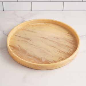 Resin Serving Tray Off-White 41cm