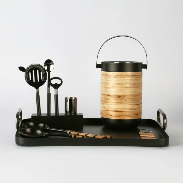 Plantation Bar Tools Stand Black & Silver - Image 3