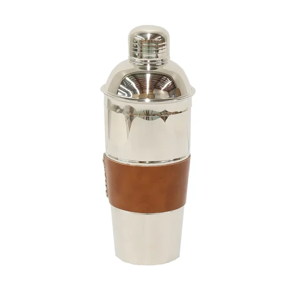 Erona Shiny Silver Nickel-Plated Cocktail Shaker