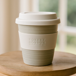 Robert Gordon Stoneware Travel Mug Salt Bush - Café-Style Reusable Travel Mug
